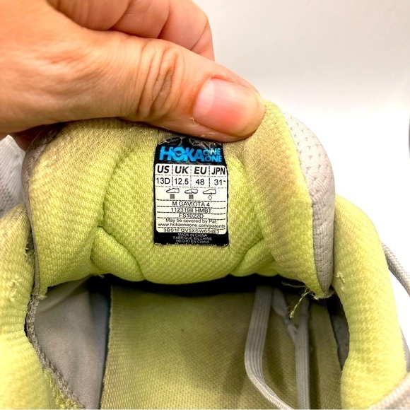 Hoka One One Mens Gaviota 4 Wide Mens size 13 - Picture 11 of 15